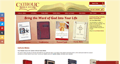 Desktop Screenshot of catholicbiblestore.com